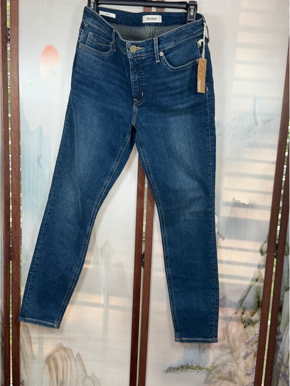 Revtown Skinny Jeans Women's 30R Dusk Indigo Stretch Denim NWT $79 - Picture 2 of 7